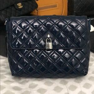 Used MARC JACOBS Quilted shoulder bag in Navy Blue